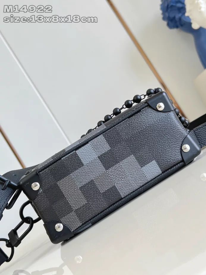 ミニ ソフトトランクバッグ ブラック ダモフラージュ ブラックキャンバス M14922 – LW415