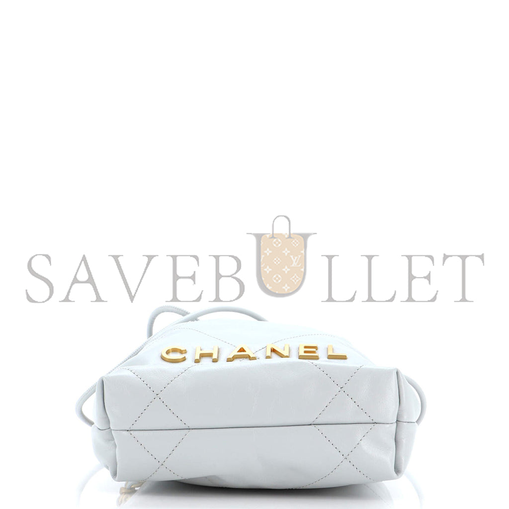 シャネル マスター22 チェーンホーボー キルティングカーフスキン ミニ (20×19×6cm)