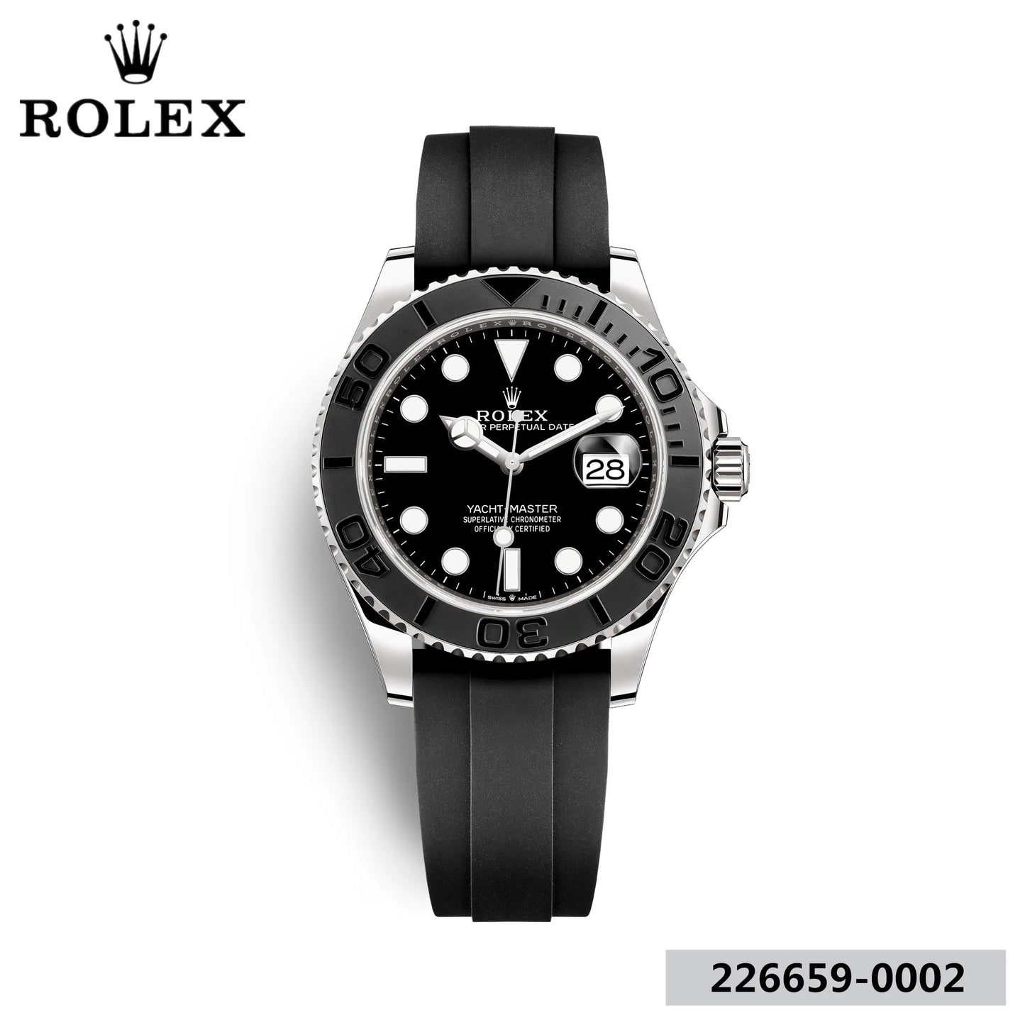 ヨットマスター 42 オイスター 42 mm ホワイトゴールド