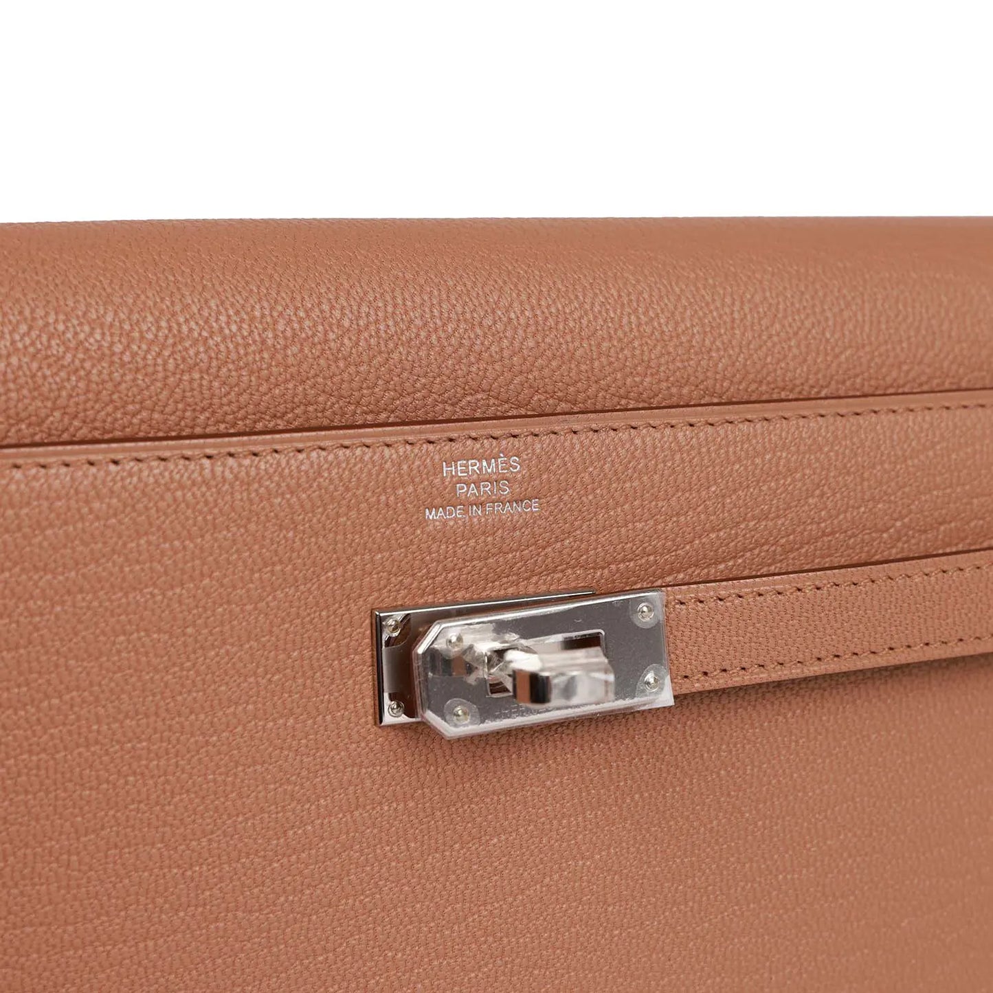 エルメス ケリーウォレット トゥゴー ケブラチョ シェーブル パラジウム金具