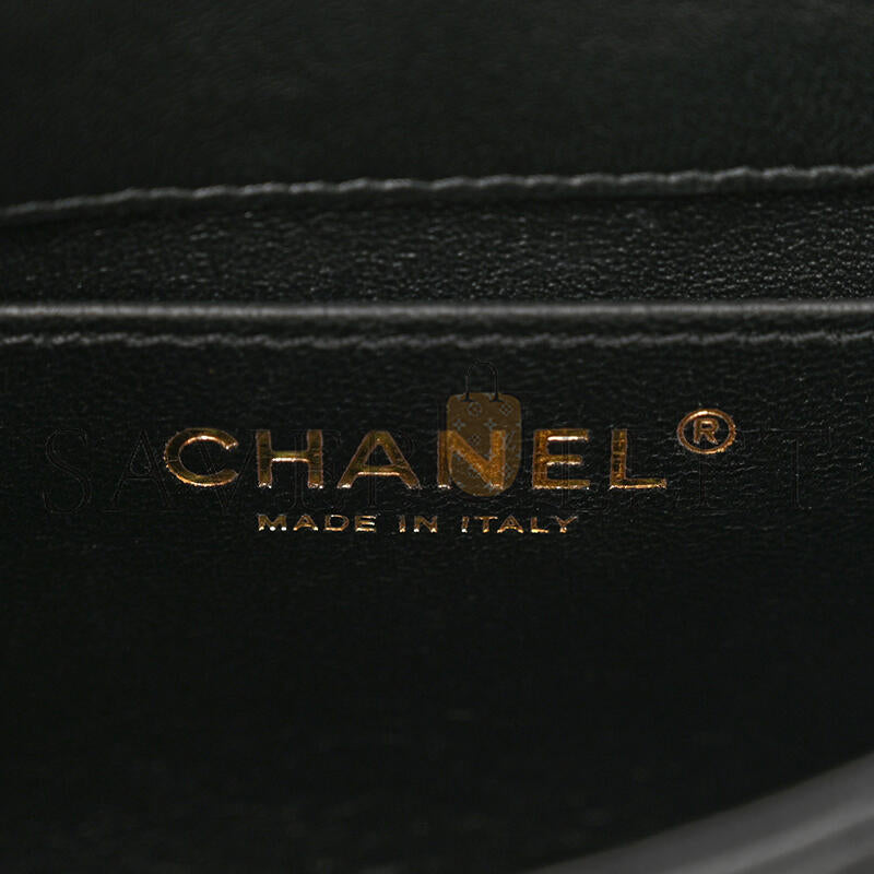 シャネル マスターラムスキン キルティングレジン ミニトップハンドルフラップ AS4847 (19×12×6cm)