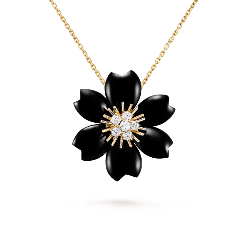 ヴァン クリーフ&アーペル ローズ ドゥ ノール ペンダント ブローチ、スモール スタイルの新商品