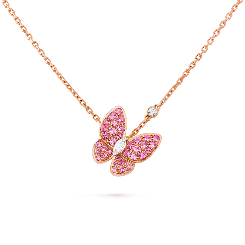 ヴァン クリーフ&アーペルのツーバタフライペンダントの新着