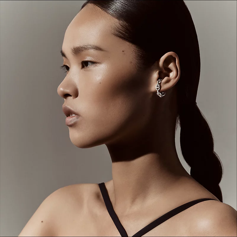 エルメスの新作「Chaine d'ancre Enchainee」片耳用クライミングイヤリング