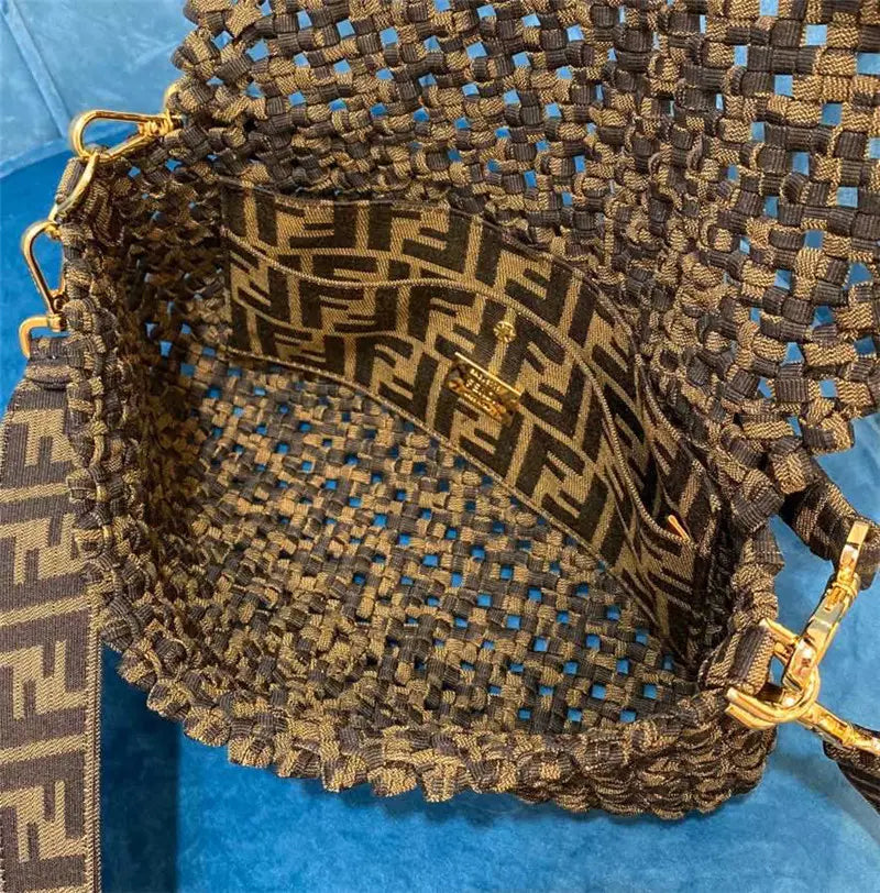 フェンディ バゲット ウィーブ バッグ ラージ