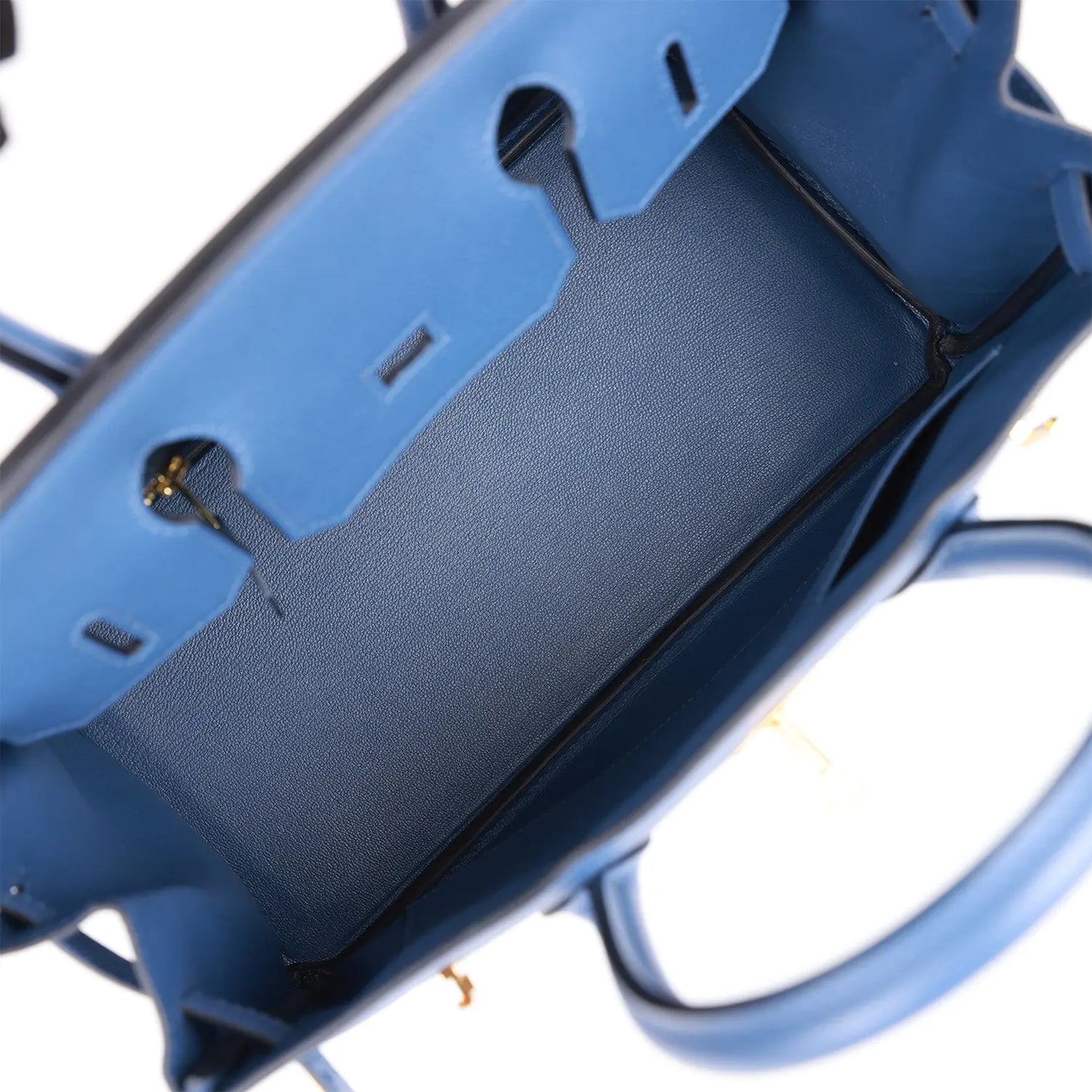 エルメス バーキン 30 ブルー ブライトン エプソン ゴールド金具