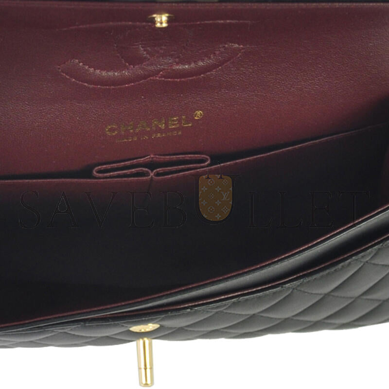 シャネル クラシック フラップ ミディアム ブラック A01112 (26*16*7cm)