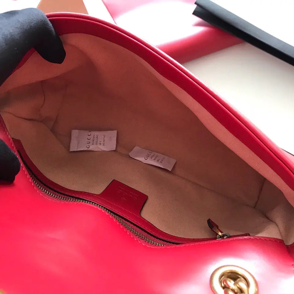 GGマーモント ミニキルティングショルダーバッグ