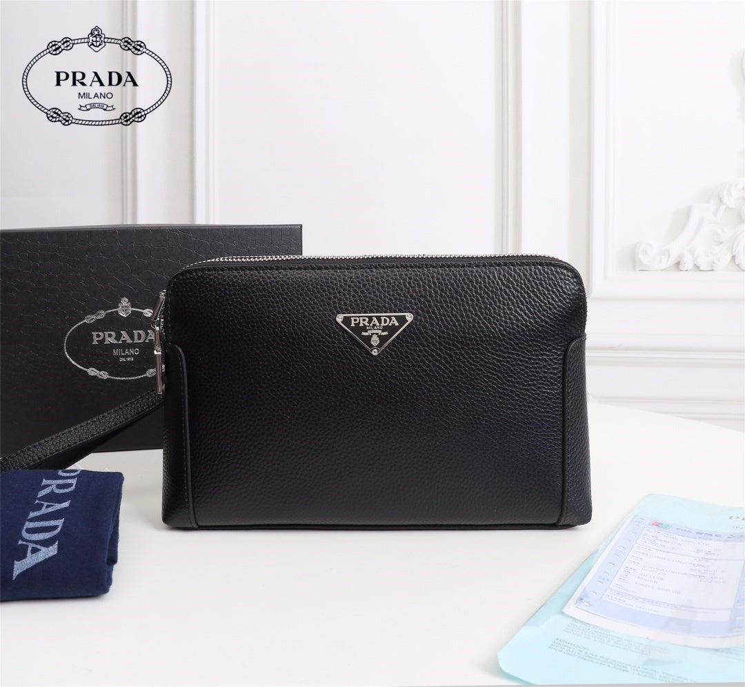 【PRADA 公式 旗艦店】プラダ クラッチバッグ当日出荷 好評に付き再入荷!24*14*5CM