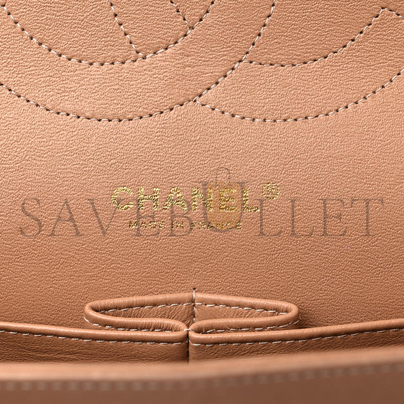 シャネル ラムスキン キルティング ジャンボ ダブルフラップ 1206523 (30*20*9cm)