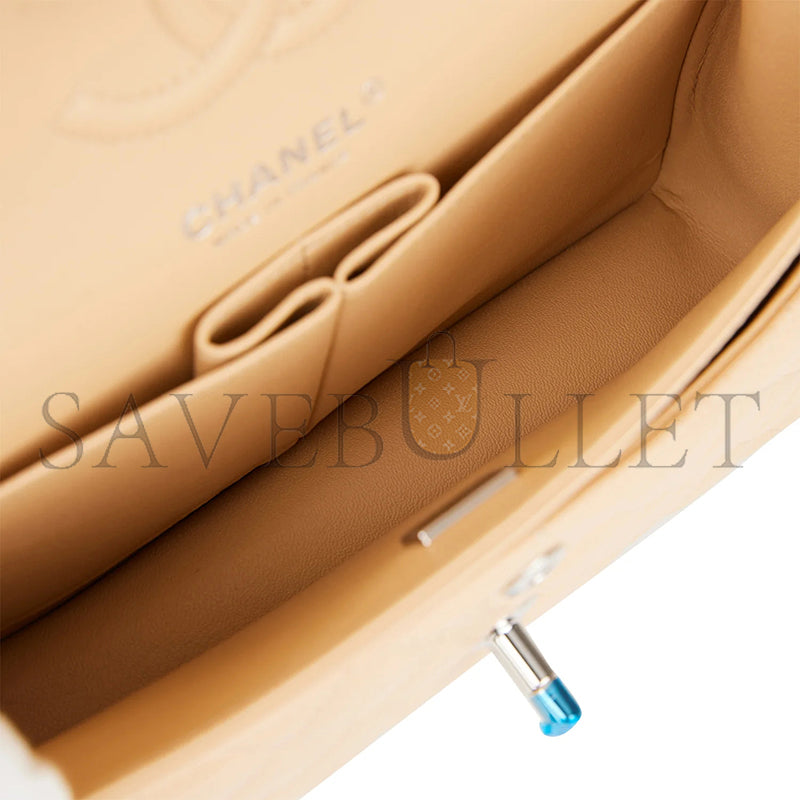 シャネル キャビア スモール クラシック ダブルフラップ 1652112 (23*13*6cm)