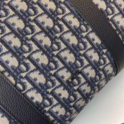 ディオール リンゴ 50 バッグ ベージュ&ブラック ディオール オブリーク ジャカード – DIO017