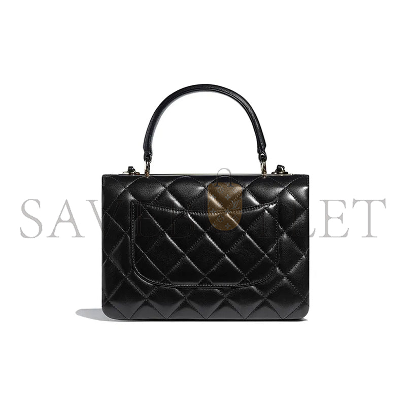 シャネル マスター トレンディ CC ラムスキン フラップバッグ A92236 (25*17*9cm)