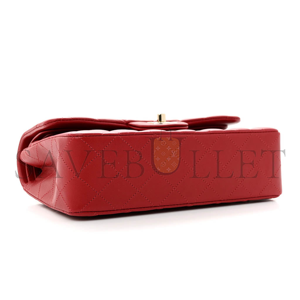 シャネル ラムスキン キルティング スモール ダブルフラップ A01113 (23*14*6cm)