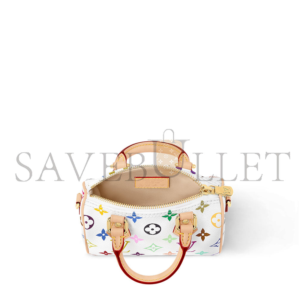 ルイ・ヴィトン 村上 LV X TM ナノ スピーディ M13391 (16*10*7.5cm)