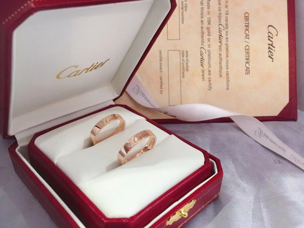 カルティエ ラブ リング、ダイヤモンド1個