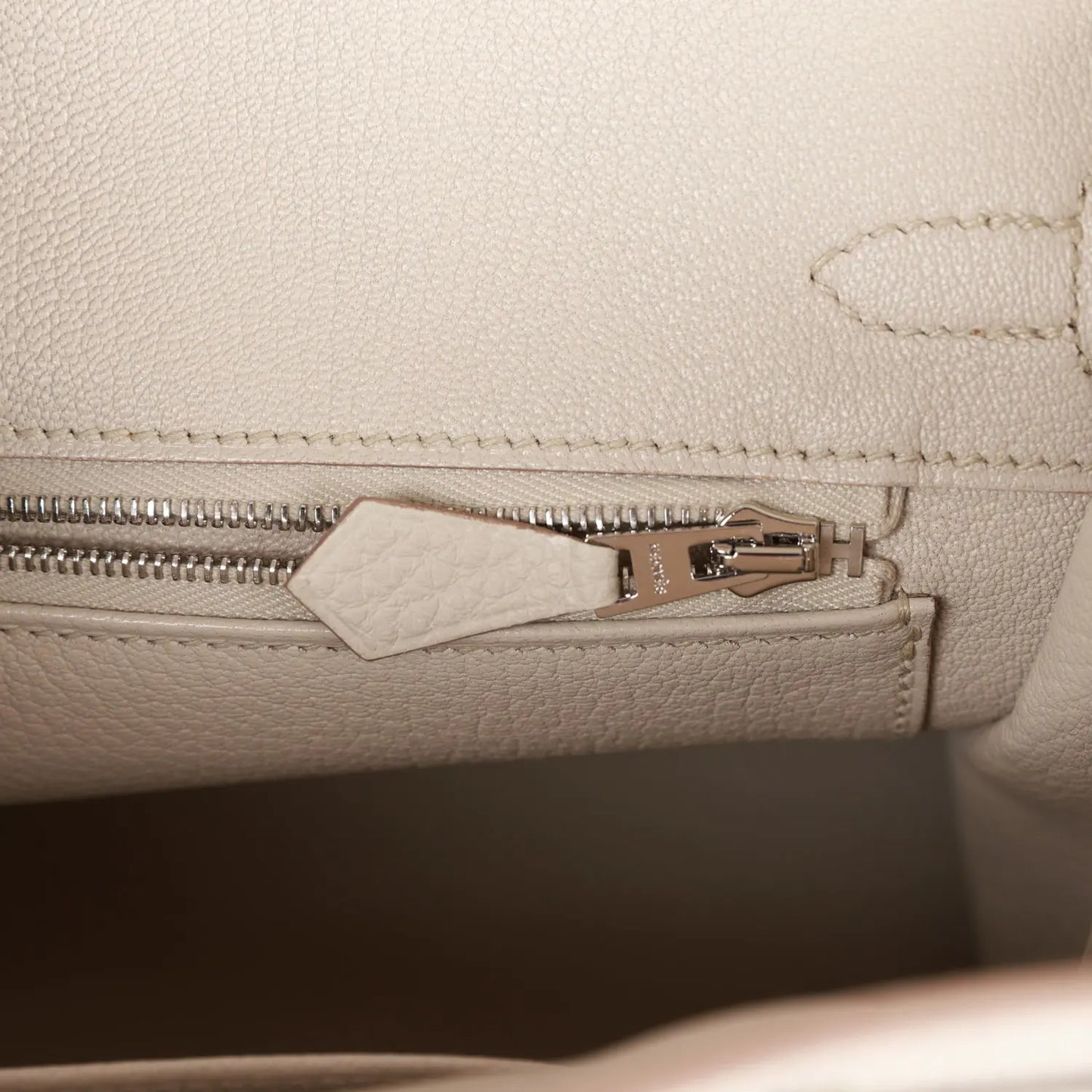 エルメス バーキン 25 ベトン トゴ パラジウム金具