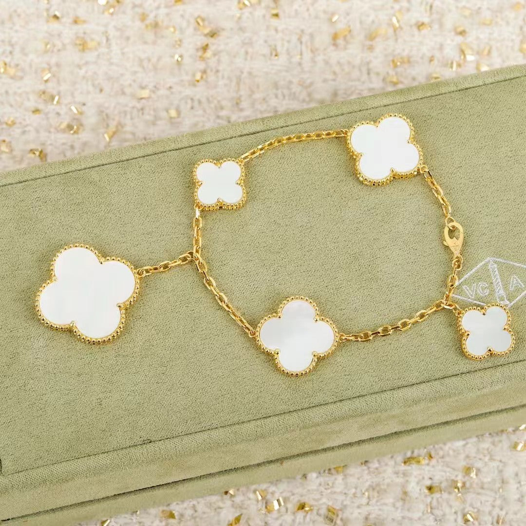 ヴァン クリーフ&アーペル 四つ葉のクローバー マルチカラー ブレスレット