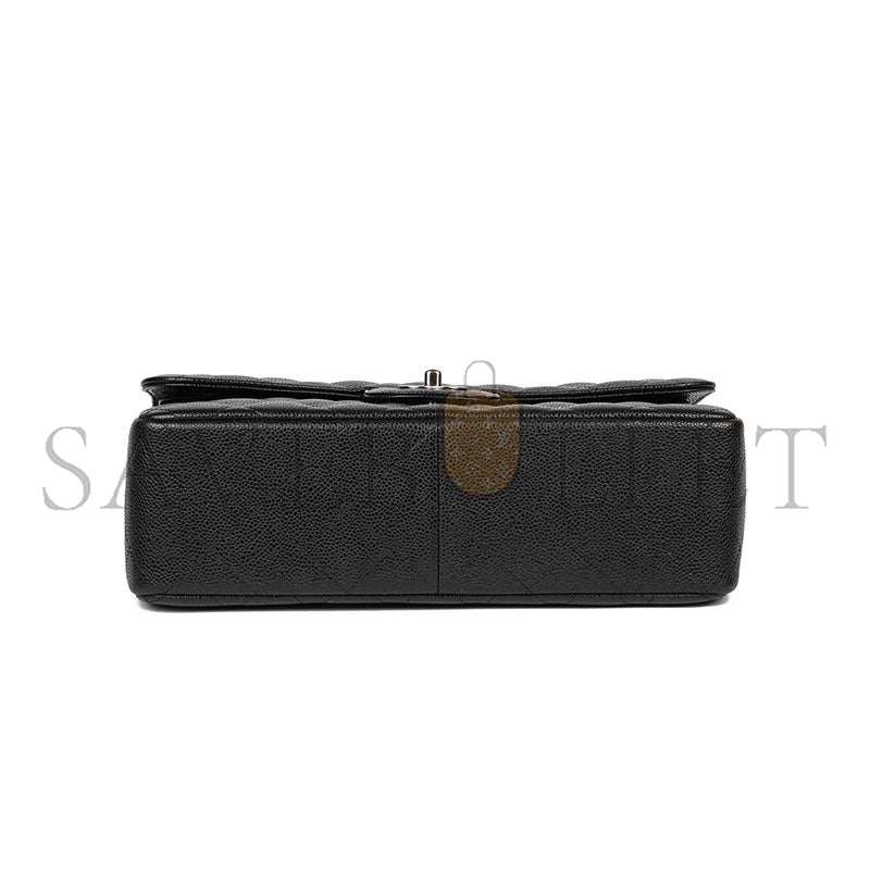 シャネル キャビアキルティング ジャンボ クラシック ダブルフラップバッグ 1714520 (30*20*10cm)