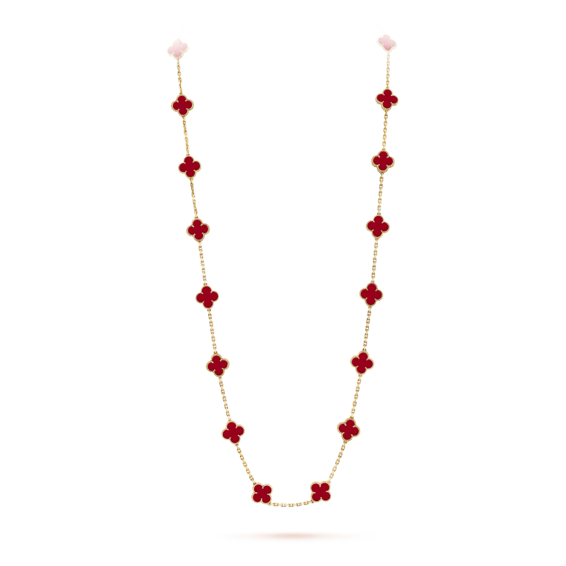 ヴァン クリーフ&アーペルのヴィンテージ アルハンブラ ロングネックレス(20種類のパターン)の新着商品