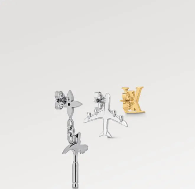 LV ルイ・ヴィトン LV コミック イヤリング MP3161