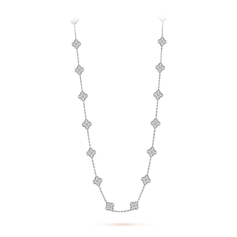 ヴァン クリーフ&アーペルのヴィンテージ アルハンブラ ロングネックレス(20種類のパターン)の新着商品