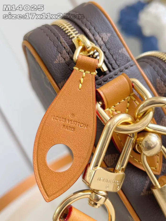 NIL クロスバッグ モノグラム ブラウン カーフレザー M14025 – LW278