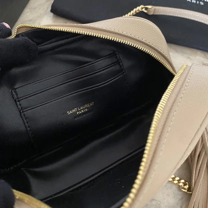 YSL ミニ ルー キルティングレザー カメラバッグ