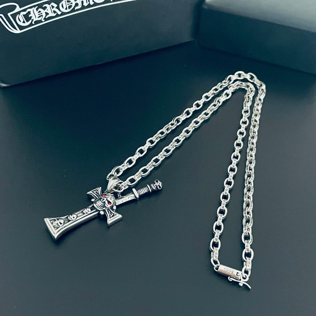 【Chrome Hearts】ネックレス、新しいネックレス万能シンプルファッションオーナメント