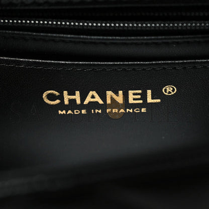 シャネル マスターキャビア キルティング ミニ レトロ ツイスト トップハンドル AS4711 (21*13*10cm)