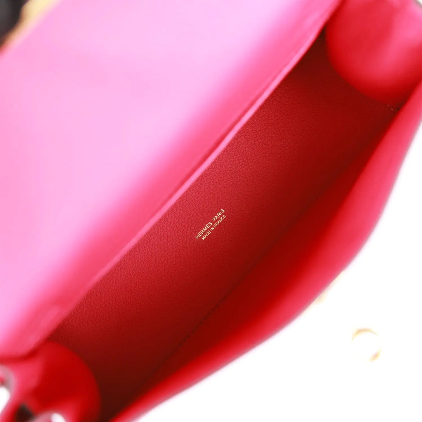 エルメス ケリーダンス フランボワーズ エバーカラー ゴールド金具