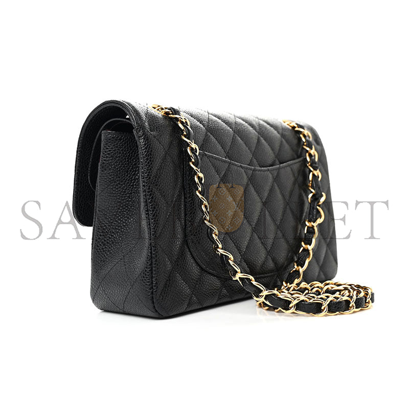 シャネル キャビア キルティング スモール ダブルフラップ 1635765 (23*14*6cm)