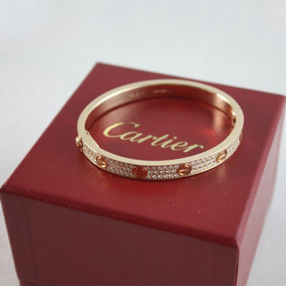 ラブブレスレット、ダイヤモンドパヴェ [ベストセラー]