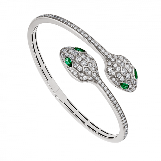 ブルガリ セルペンティ セドゥットリ 金メッキ スネーク シャドウ ブレスレットの新着