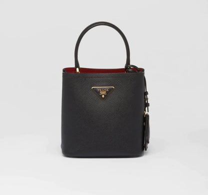 PRADAパニエ サフィアーノレザー スモールバッグ