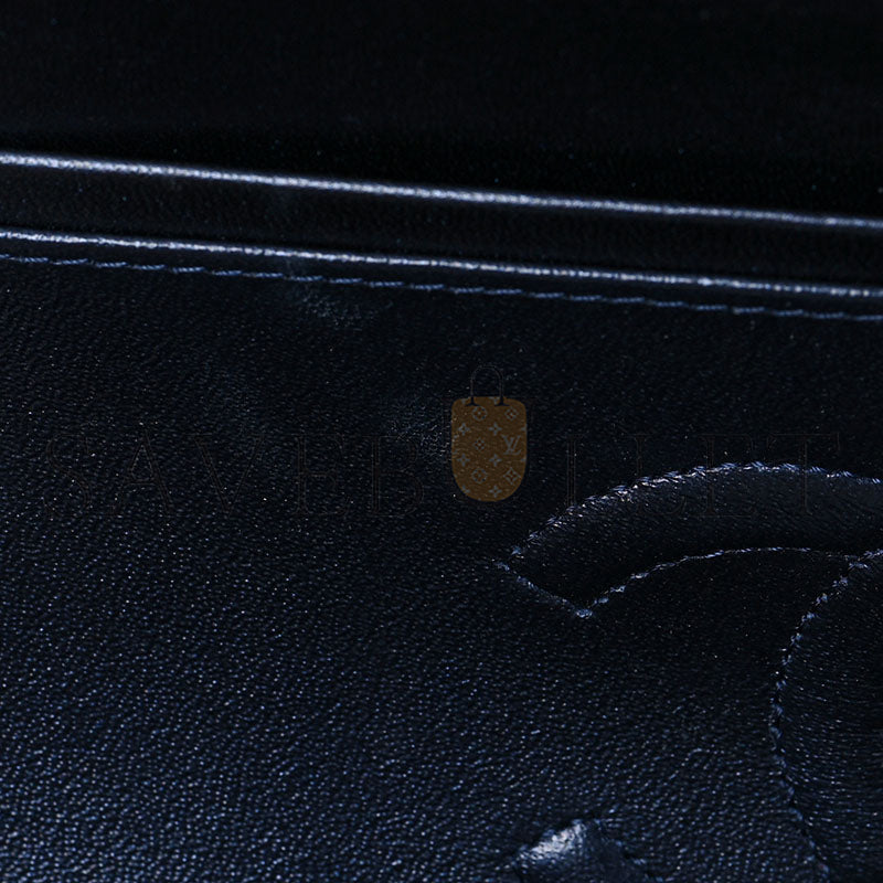 シャネル イリデッセントカーフスキン キルティング ミディアム ダブルフラップ 1165123 (25*15*6cm)