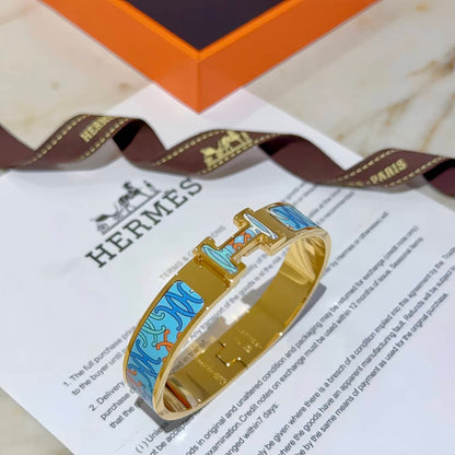 偽エルメスロゴブレスレット