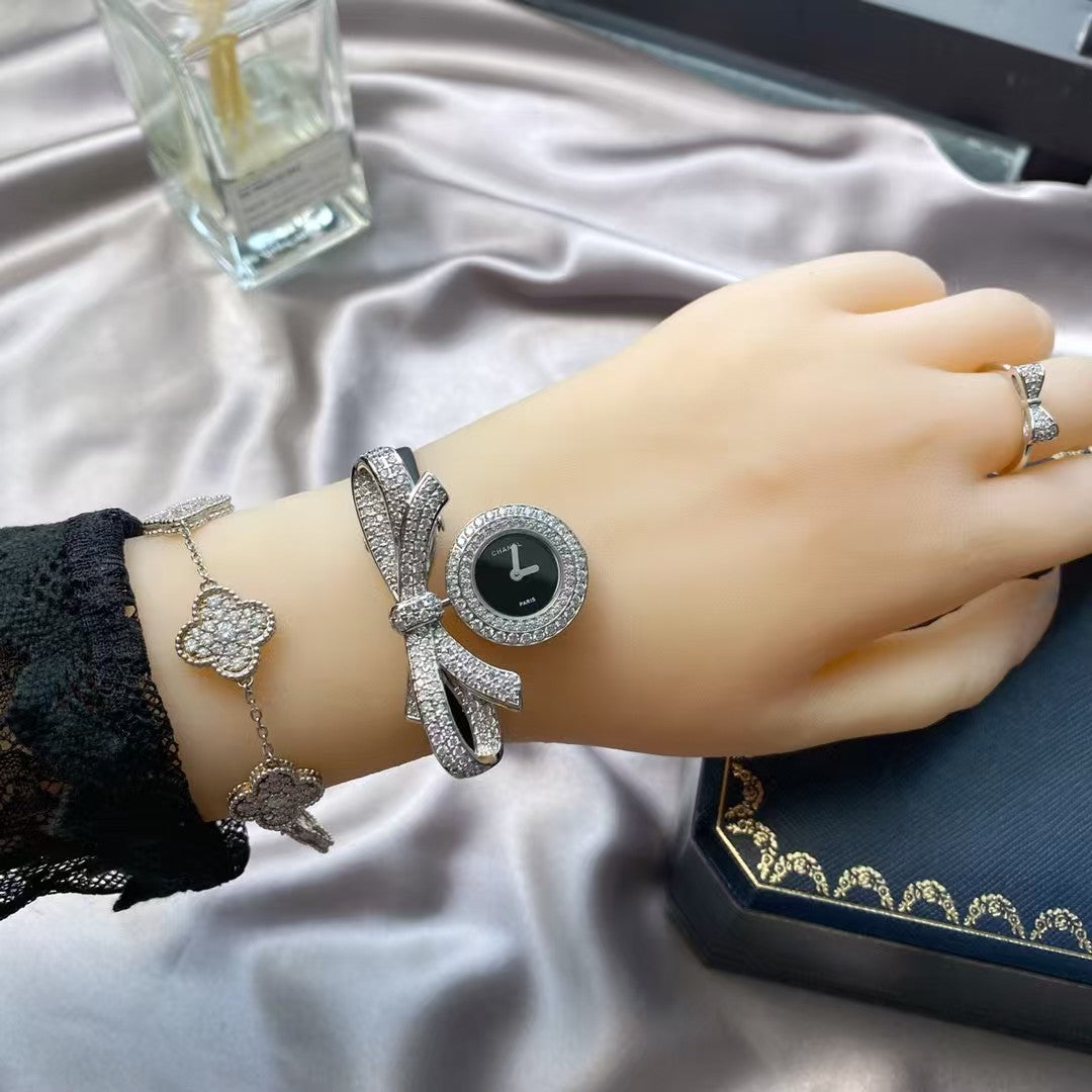 シャネル ボウ ダイヤモンド レディース ウォッチ