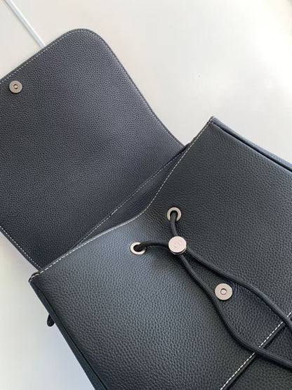 サドル バックパック ブラック ディオール オブリーク ジャカード＆グレインカーフスキン