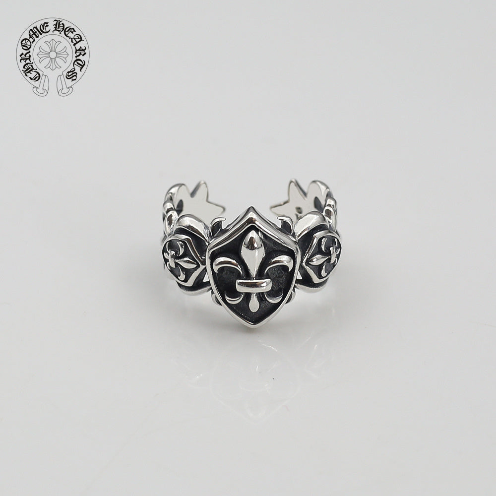 【Chrome Hearts】 男性と女性のためのクロエハートファッションパーソナリティリング