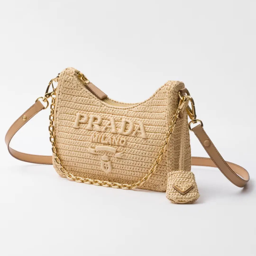 【大人気】PRADA◆Re-edition ミニバッグ チェーン ストラップ付