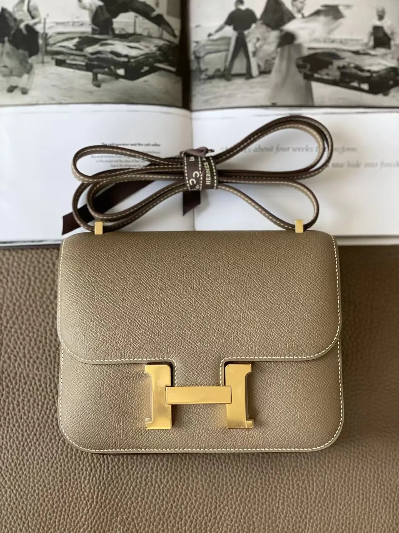 エルメス コンスタンス 18 エトゥープ エプソン ゴールド金具