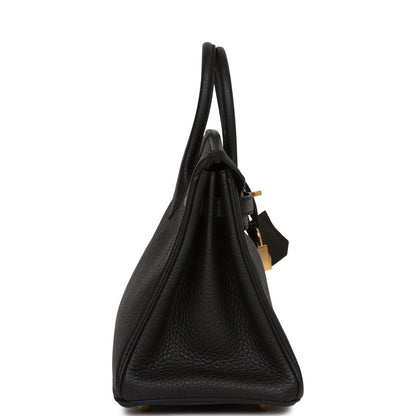 エルメス バーキン 25 ブラック トゴ ゴールド金具