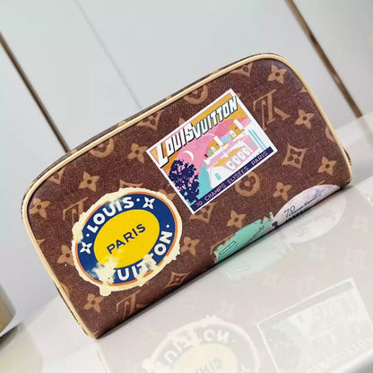 トイレタリーバッグ 2コンパートメント ブラウン モノグラム キャンバス M14744 – LW394