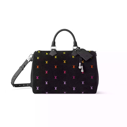 スピーディ 40 バンドリエール グラデーションオレンジ LV ブルゾン デニム – LW300