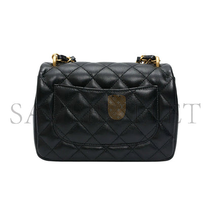 シャネル マスターミニ パールチェーン フラップバッグ AS4385 (17×12.5×5cm)