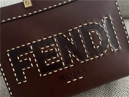 フェンディ サンシャイン トートバッグ ミディアムブラウン