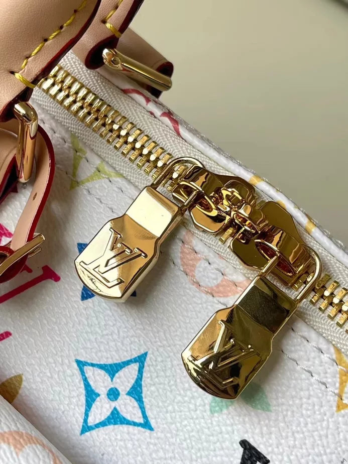 LV タカシ・ムラカミ キーポル・バンドリエール 45 バッグ（マルチカラーモノグラムキャンバス） – LW175