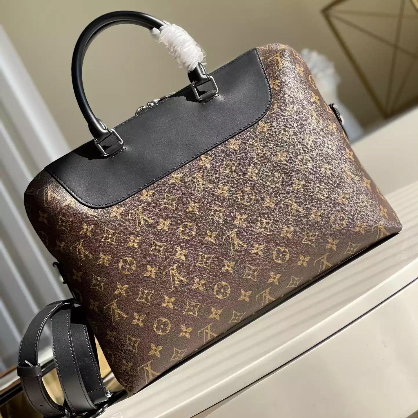 JOUR ブラウン モノグラム マカッサル ブリーフケース M54019 – LW325