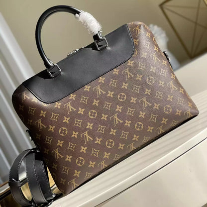 JOUR ブラウン モノグラム マカッサル ブリーフケース M54019 – LW325